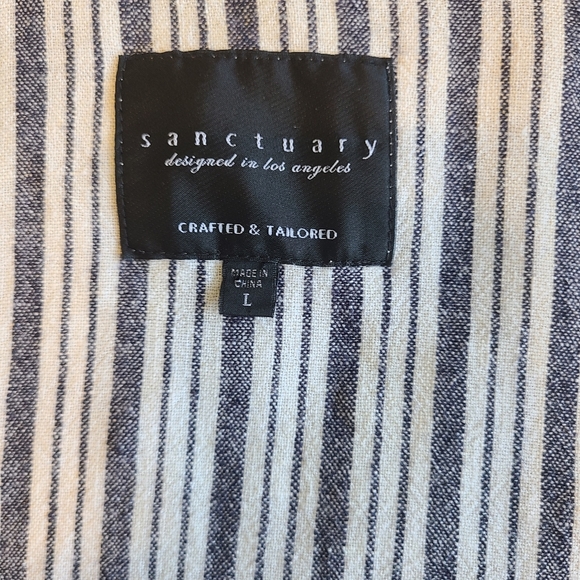 Sanctuary Striped Open Jacket Size Large EUC - Picture 7 of 9